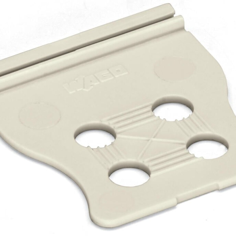 734-129 Strain relief plate;for female and male connectors;25 mm wide;light gray