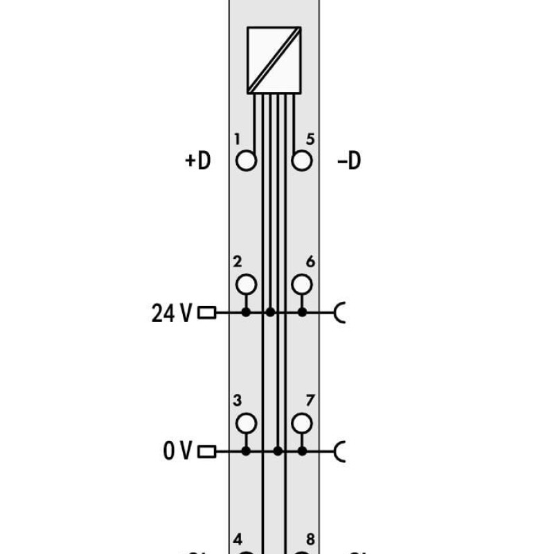 750-630/000-013 SSI transmitter interface;29 bits;125 kHz;light gray