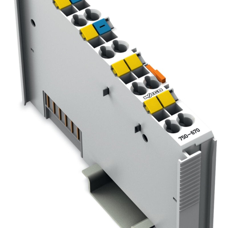 750-670 Stepper Controller;RS-422/24 VDC;20 mA;light gray