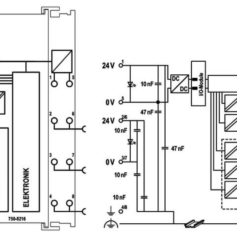750-8216 Контролер PFC200; 2-ге покоління; 2 x ETHERNET, RS-232/-485, CAN, CANopen, PROFIBUS Slave; світло-сірий