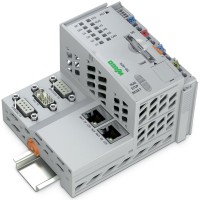 750-8216 Контролер PFC200; 2-ге покоління; 2 x ETHERNET, RS-232/-485, CAN, CANopen, PROFIBUS Slave; світло-сірий
