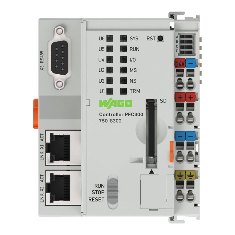 750-8302 Контролер PFC300; 2 x ETHERNET, RS-485