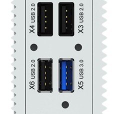752-9401 Edge Computer; 2 x ETHERNET, 4 x USB, HDMI, DP; 8 ГБ ОЗП