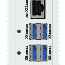 752-9800 Edge Computer; 4 x ETHERNET, 4 x USB, HDMI, DP; 16 ГБ ОЗП