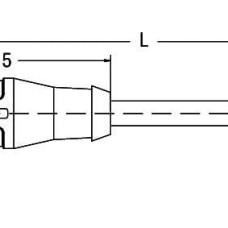 756-1201/060-020 Кабель ETHERNET; Штекер M12D; прямий; 4-полюсний; зелений
