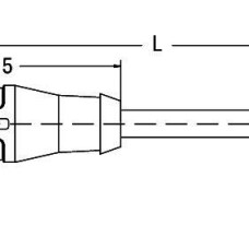 756-1201/060-100 Кабель ETHERNET; Штекер M12D; прямий; 4-полюсний; зелений
