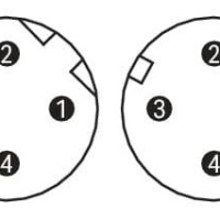 756-1204/060-010 Кабель ETHERNET; Штекер M12D; кутовий; Штекер M12D; кутовий; зелений
