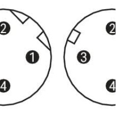 756-1204/060-010 Кабель ETHERNET; Штекер M12D; кутовий; Штекер M12D; кутовий; зелений