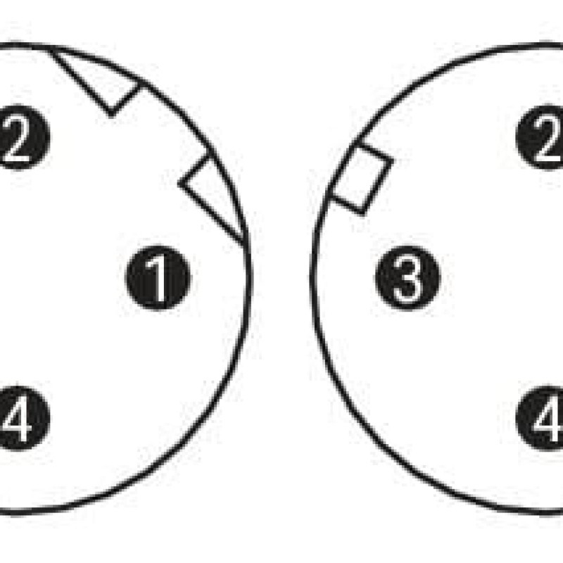 756-1204/060-010 Кабель ETHERNET; Штекер M12D; кутовий; Штекер M12D; кутовий; зелений