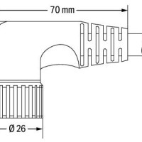 756-3204/190-050 Connecting cable;19-pole;Length: 5 m;black