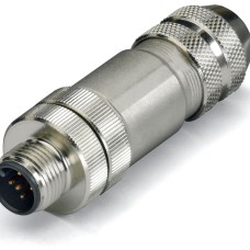 756-9207/060-000 Аксесуари; Штекер M12, осьовий; 5-полюсний