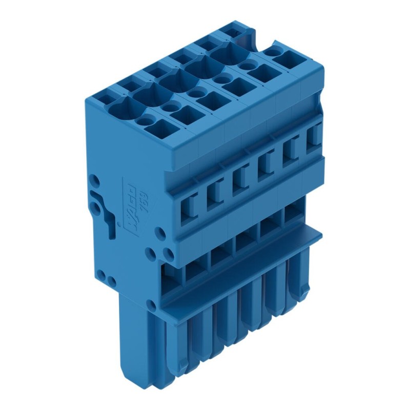 769-106/000-006 1-conductor female connector;CAGE CLAMP®;4 mm²;blue