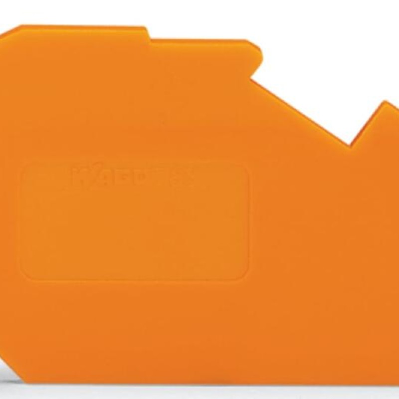 780-317 End and intermediate plate;1.5 mm thick;orange