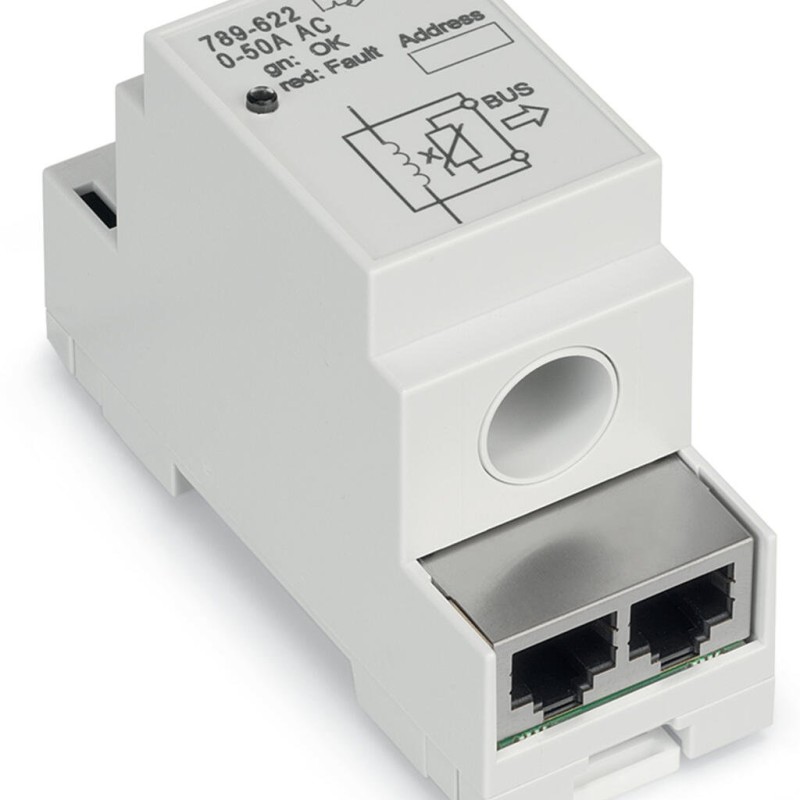 789-622 Перетворювач сигналу струму; Вхідний сигнал струму: 50 А AC; Modbus RTU