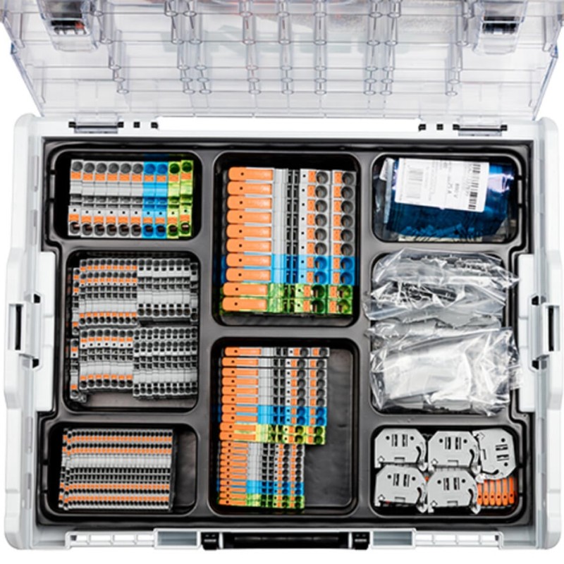 821-154 Набір клемних колодок на рейку; L-BOXX® 102; Серії 20xx, 21xx, 22xx