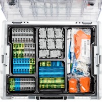 821-155 Набір клемних колодок на рейку; L-BOXX® 102; Серії 2002, 2006, 2016
