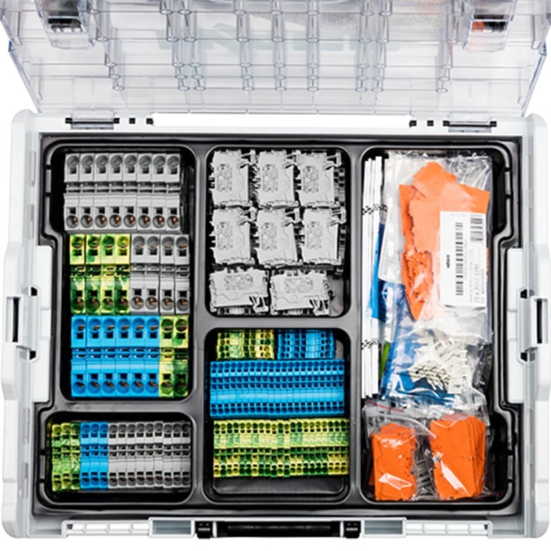 821-155 Набір клемних колодок на рейку; L-BOXX® 102; Серії 2002, 2006, 2016