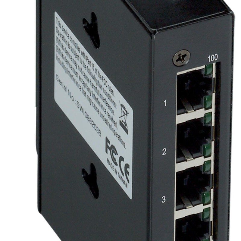 852-111 Industrial-ECO-Switch;5-port 100Base-TX;black