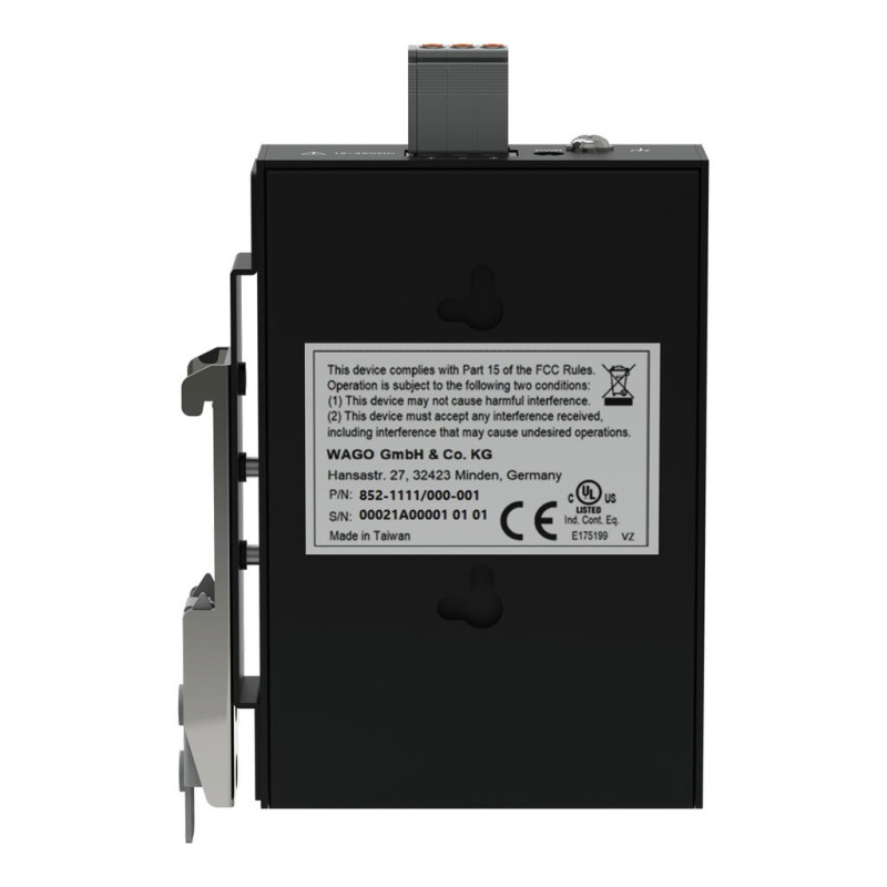 852-1111/000-001 Industrial-ECO-Switch;5-port 1000Base-T;black