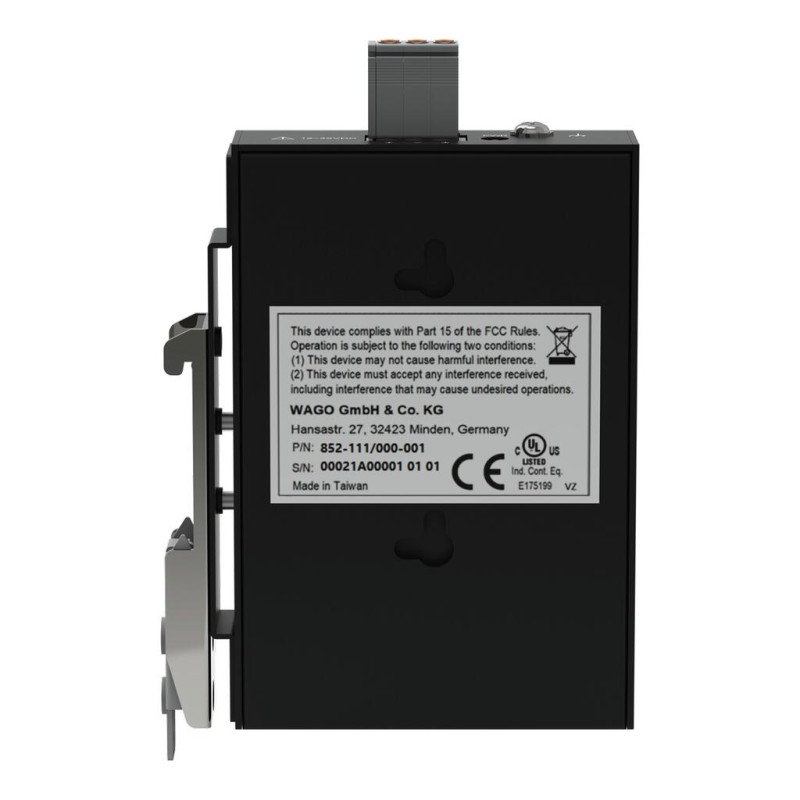 852-111/000-001 Industrial-ECO-Switch;5-port 100Base-TX;black