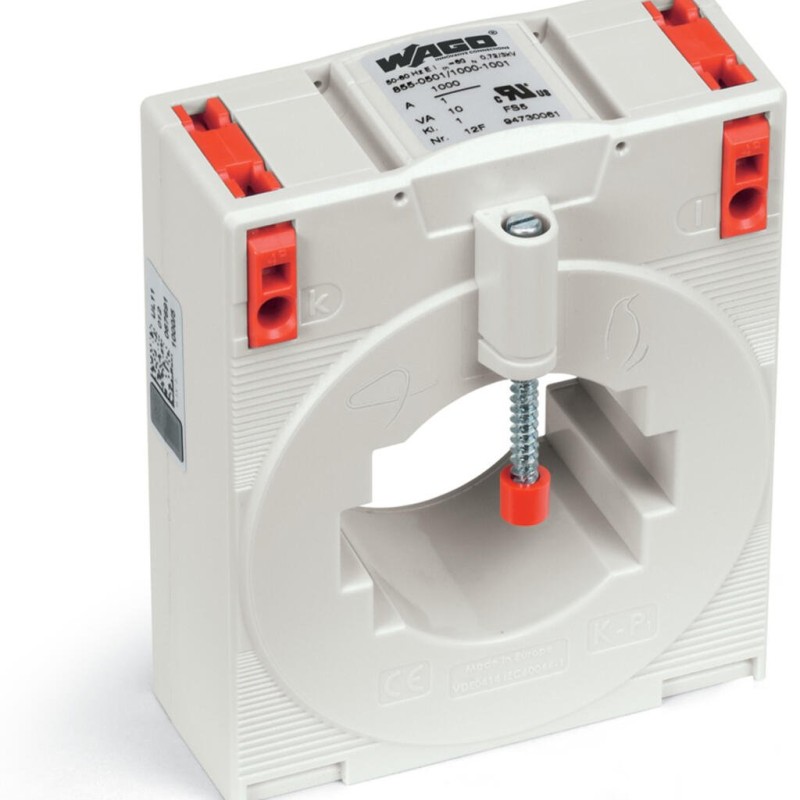 855-505/400-1001 Plug-in current transformer;Primary rated current: 400 A;Secondary rated current: 5 A